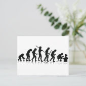 Carte Postale Évolution nerd (Debout devant)