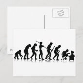 Carte Postale Évolution nerd (Devant / Derrière)