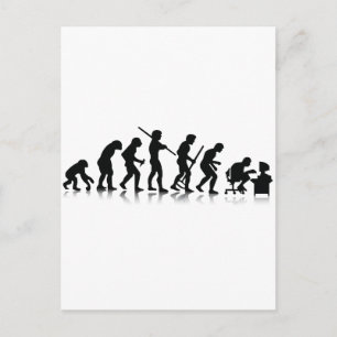 Carte Postale Évolution nerd