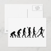 Carte Postale Evolution Nordic Walking (Devant / Derrière)