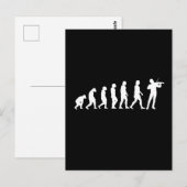 Carte Postale Évolution violoniste (Devant / Derrière)