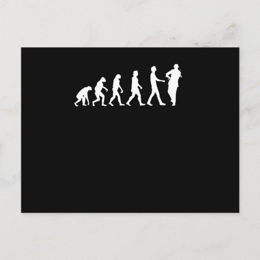 Carte Postale Évolution violoniste (Devant)