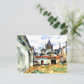 Carte Postale Evora, Portugal - Peinture d'art (Debout devant)