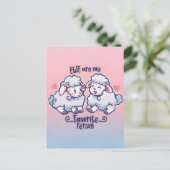 Carte Postale Ewe est ma personne préférée (Debout devant)