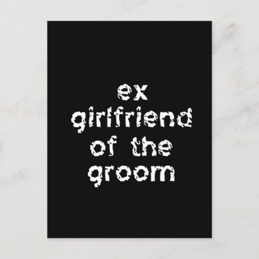 Carte Postale Ex-amie de la chambre (Devant)