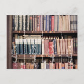 Carte Postale ex libris signet personnalisé marque-page coupé le (Dos)