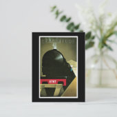 Carte Postale Exactitude Poster ferroviaire Vintage (Debout devant)