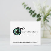 Carte Postale Examen des yeux Coeur moderne Iris Rappel de rende (Debout devant)