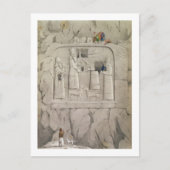 Carte Postale Examen d'une sculpture rocheuse assyrienne, de 'Di (Devant)