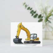 Carte Postale Excavateur (Debout devant)