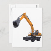 Carte Postale Excavateur Big Bagger (Devant / Derrière)
