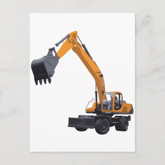 Carte Postale Excavateur Big Bagger (Devant)