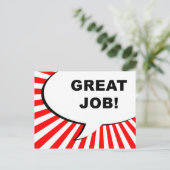 Carte Postale excellent travail ! bulle comique (Debout devant)