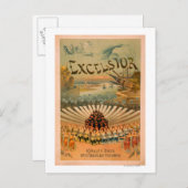 Carte Postale Excelsior Kiralfy Spectacular Triumph Theater (Devant / Derrière)