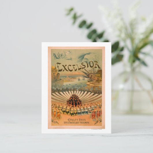 Carte Postale Excelsior Kiralfy Spectacular Triumph Theater (Debout devant)