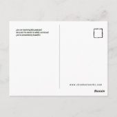 Carte postale exceptionnelle (iris) (Dos)