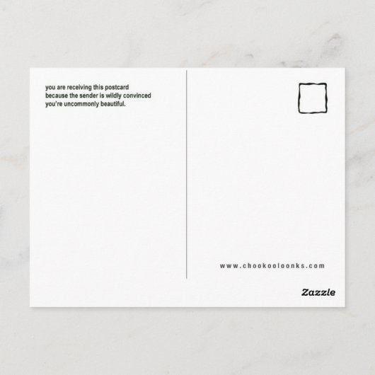 Carte postale exceptionnelle (tournesol) (Dos)