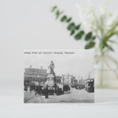 Carte Postale Exchange Station et le monument de Cromwell (Debout devant)