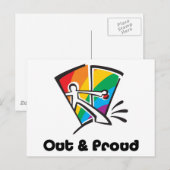 Carte Postale Exclu & Fier (Devant / Derrière)