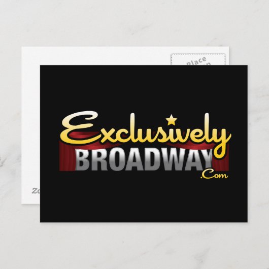 Carte Postale ExclusivelyBroadway.com (Devant / Derrière)