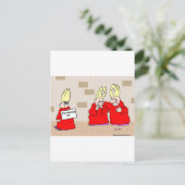 Carte Postale excommunier moi évêques (Debout devant)