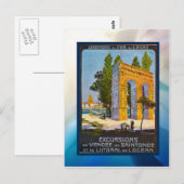 Carte Postale Excursions, Vendee Littoral (Devant / Derrière)