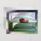 Carte Postale Exécuter avec endurance (Devant / Derrière)