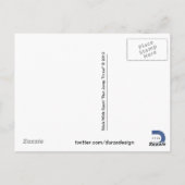 Carte Postale Exécuter Jump Throw Stickman Track & Field Athleti (Dos)