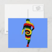 Carte Postale Exécuter Rasta Run (Devant / Derrière)