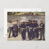 Carte Postale Exécution de l'empereur Maximilien du Mexique - Ma (Devant / Derrière)