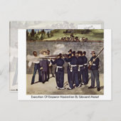 Carte Postale Exécution De L'Empereur Maximilien Par Edouard Man (Devant / Derrière)