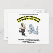 Carte Postale Exécution de l'enquêteur paranormal (Devant / Derrière)