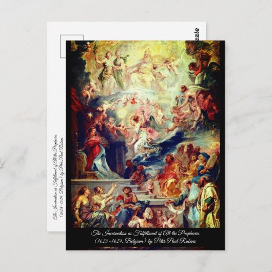 Carte Postale Exécution des prophéties (Devant / Derrière)