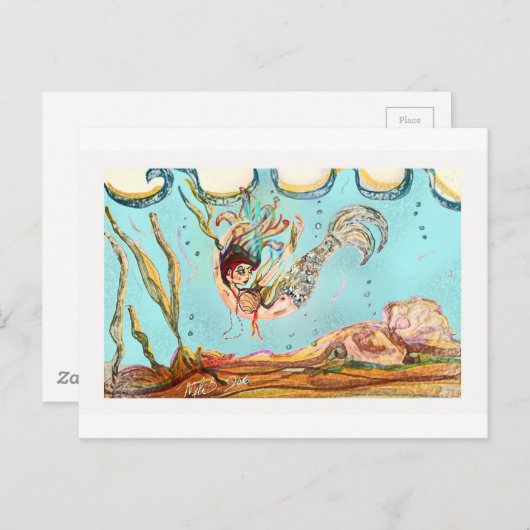 Carte Postale Exécution du sirène (Devant / Derrière)