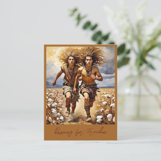 CARTE POSTALE " EXÉCUTION POUR LA LIBERTÉ " (Debout devant)