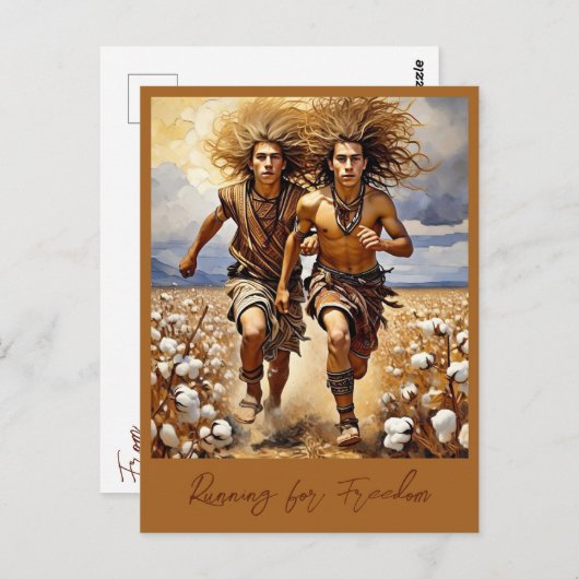 CARTE POSTALE " EXÉCUTION POUR LA LIBERTÉ " (Devant / Derrière)