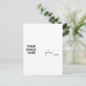 Carte Postale Exemple suivant sur Twitter Ajouter image et texte (Debout devant)