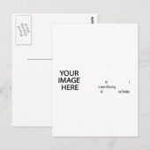 Carte Postale Exemple suivant sur Twitter Ajouter image et texte (Devant / Derrière)