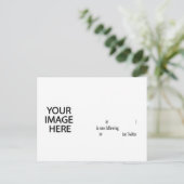 Carte Postale Exemple suivant sur Twitter Ajouter image et texte (Debout devant)