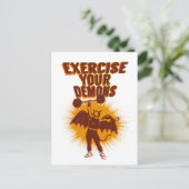 Carte Postale Exercez vos démons verticaux (Debout devant)