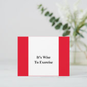 Carte Postale Exercice (Debout devant)