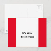Carte Postale Exercice (Devant / Derrière)