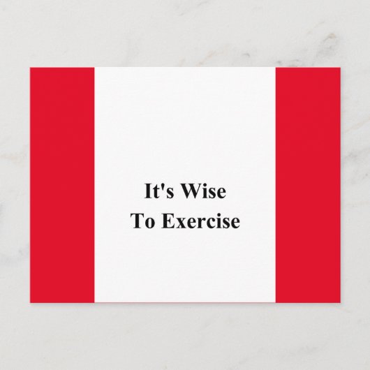 Carte Postale Exercice (Devant)