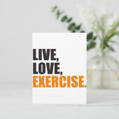 Carte Postale exercice (Debout devant)