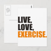 Carte Postale exercice (Devant / Derrière)