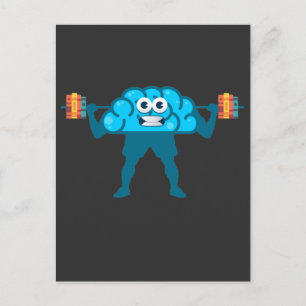 Carte Postale Exercice Cerveau Exercice Lecture Gymnase et Louve