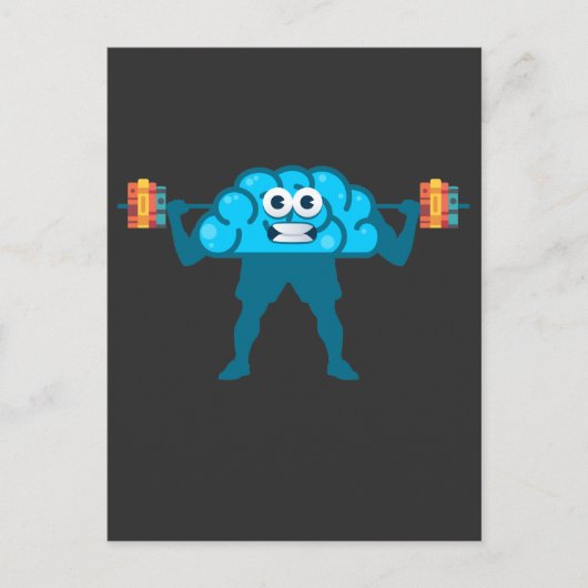 Carte Postale Exercice Cerveau Exercice Lecture Gymnase et Louve (Devant)