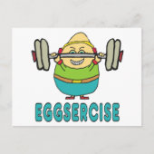Carte Postale Exercice de jeu d'oeufs Eggsercise (Devant)