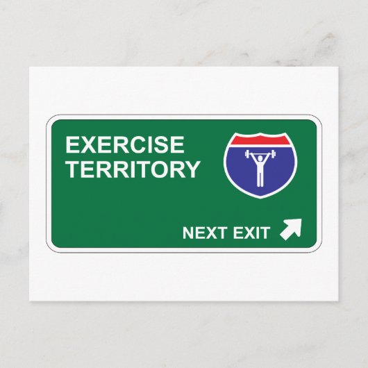 Carte Postale Exercice Suivant Quitter (Devant)