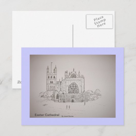 Carte postale Exeter (Devant / Derrière)